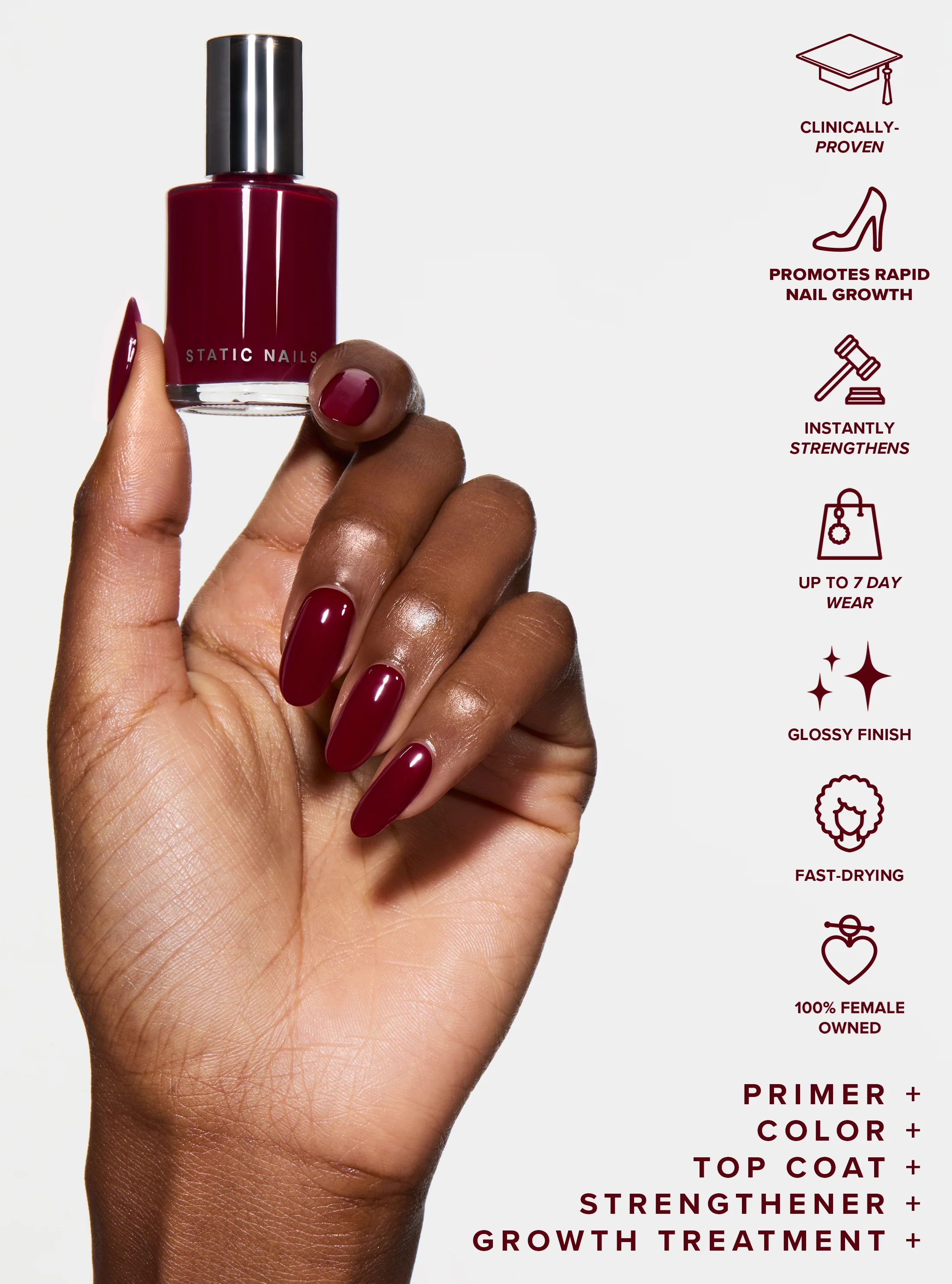 TONGUE TIED 5-IN-1 RAPID GROWTH NAIL TREATMENT - Image 3